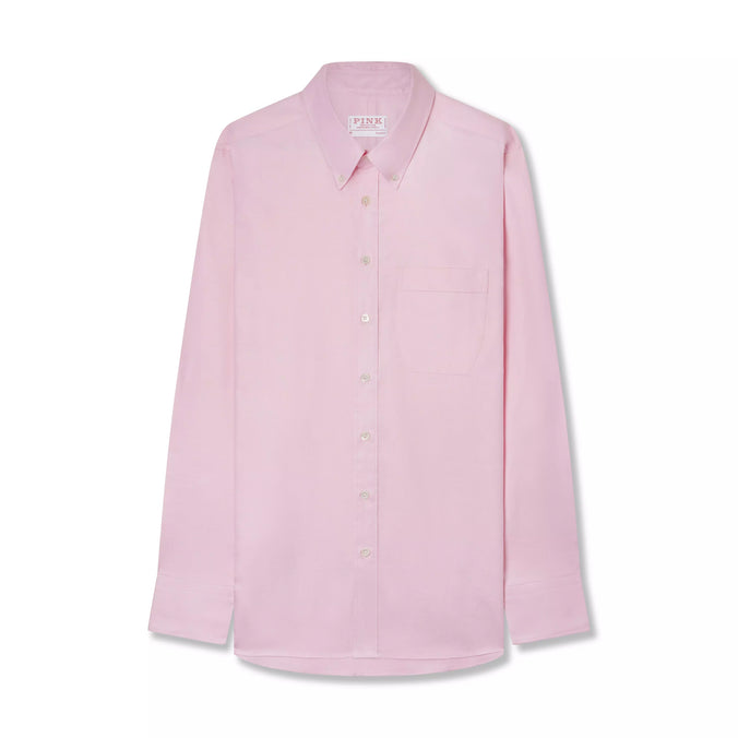 Pale Pink Classic Fit Smart Casual Button Down Weekend Oxford Shirt