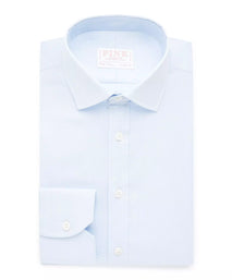 Pale Blue Classic Fit Royal Oxford Formal Shirt