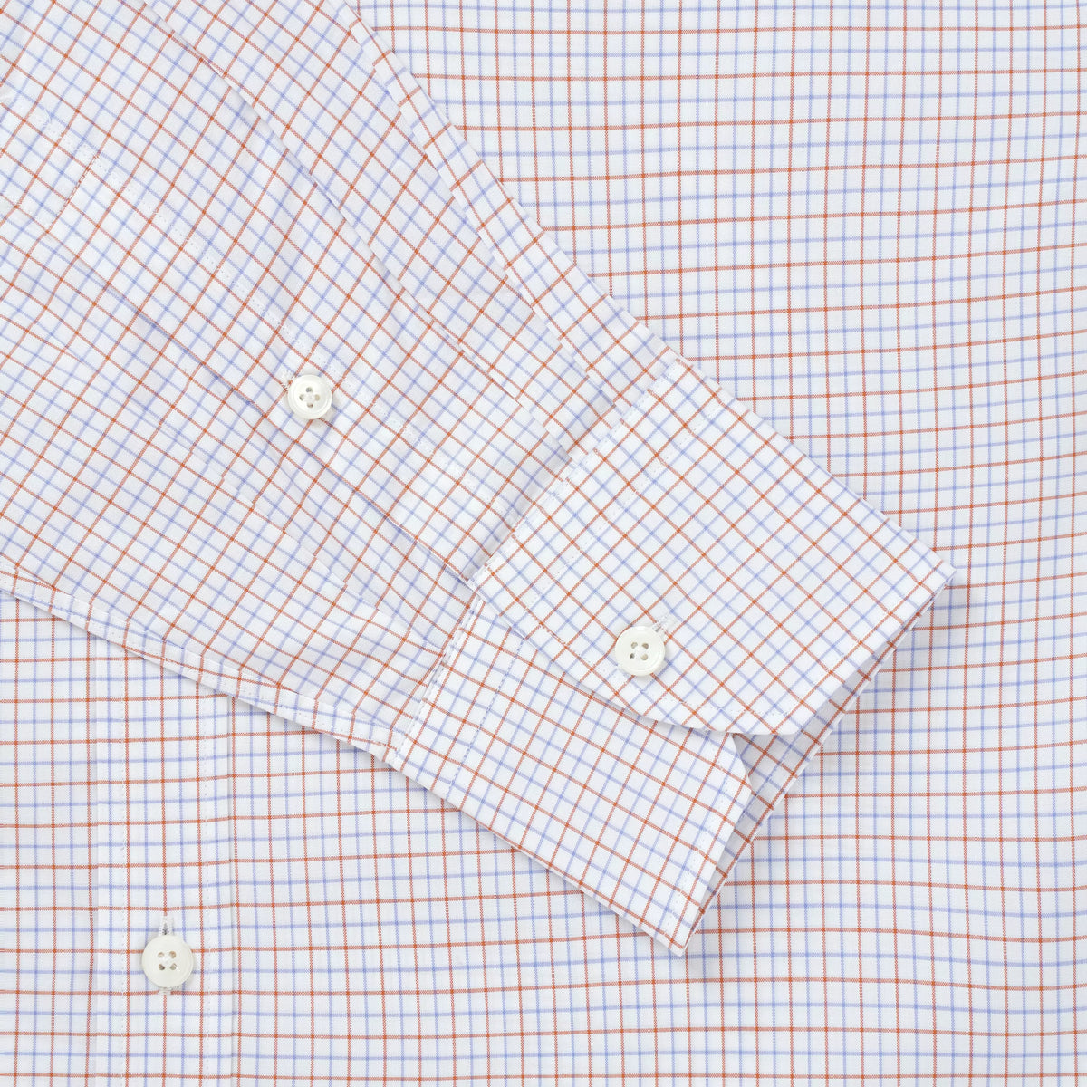 White & Multi Slim Fit Tattersall Check Formal Shirt