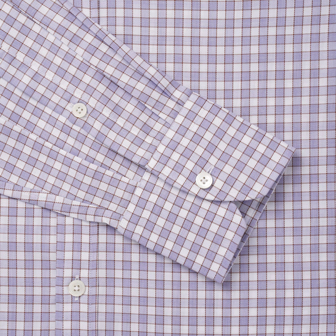 White & Multi Tailored Fit Multi Track Stripe Formal Shirt